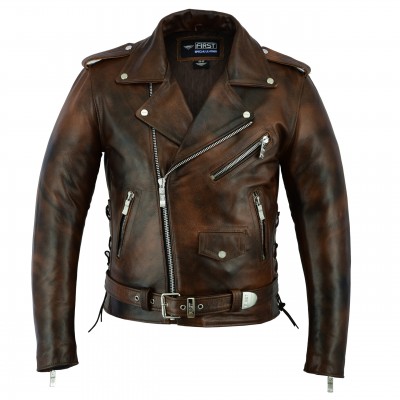 Косуха коричневая винтажная FIRST M 675